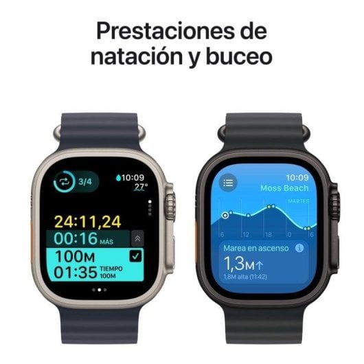 Apple Watch Ultra 2 GPS + Cellular 49mm Retina OLED Schwarz M Wasserdicht IP6X SpO2 Pulsmesser Schlaftracking SOS