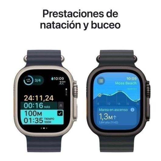 Apple Watch Ultra 2 GPS + Cellular 49mm Retina OLED Nero Loop Milanese L IP6X SpO2