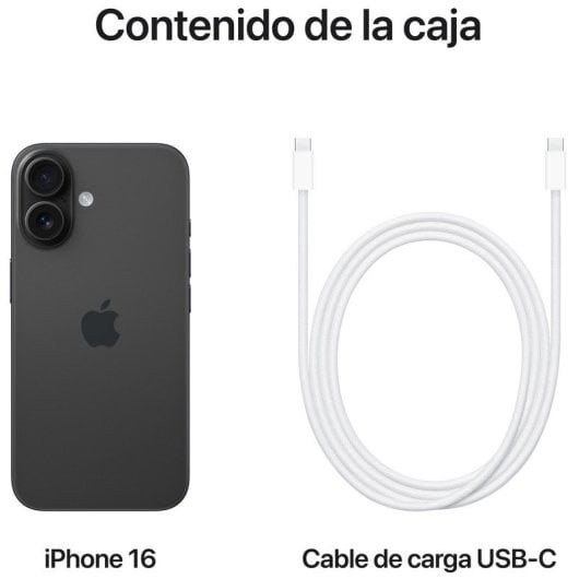 Apple iPhone 16 512GB Negro