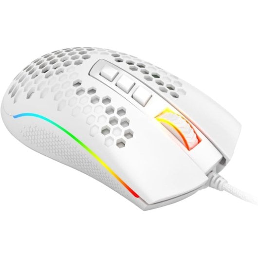 Redragon - Mouse da gioco Storm RGB bianco