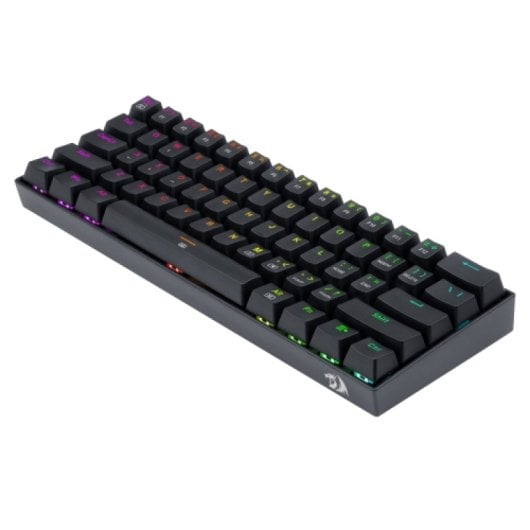 Redragon - Tastiera da gioco meccanica Dragonborn Red Switch RGB Nera - Layout Usa