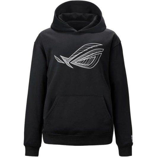 Felpa con cappuccio ASUS ROG Gravity nera XXL