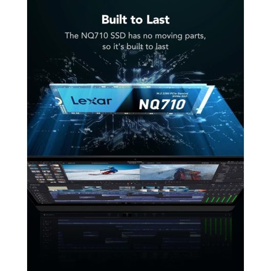 Lexar NQ710 2 TB SSD M.2 NVMe PCIe Gen 4X4