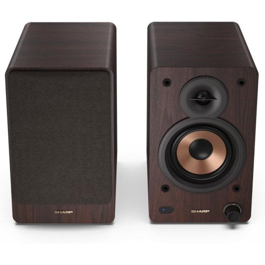 Sharp CP-SS30 Altifalantes Ativos de Estante 60W Castanhos