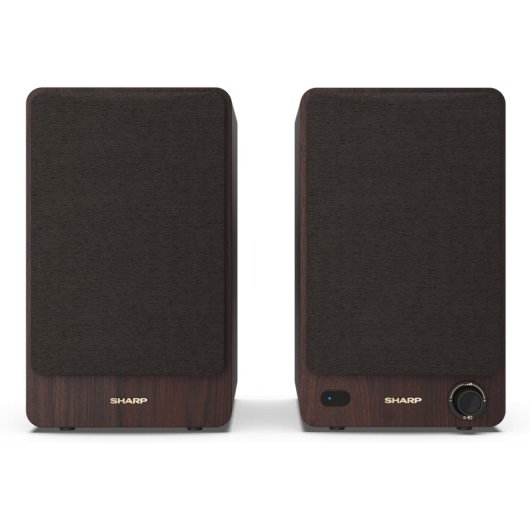 Sharp CP-SS30 Altifalantes Ativos de Estante 60W Castanhos