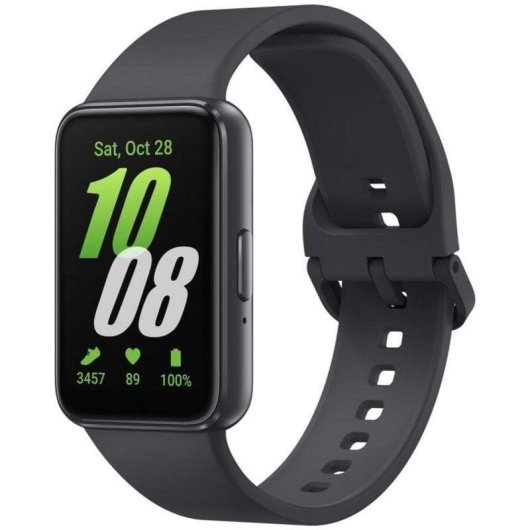 Pulseira de Atividade Samsung Galaxy Fit3 Bluetooth AMOLED Cinza 13 dias autonomia