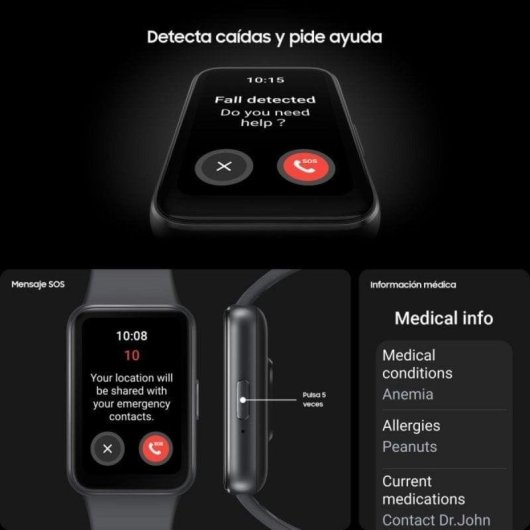 Pulseira de Atividade Samsung Galaxy Fit3 Bluetooth AMOLED Cinza 13 dias autonomia