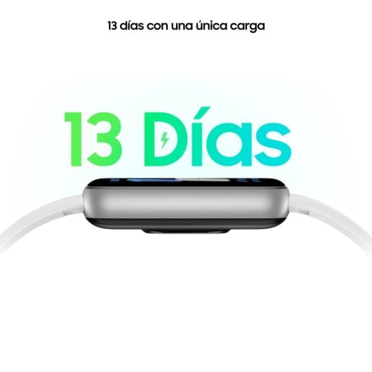 Samsung Galaxy Fit3 Plata Smart Band Batería 13 Días