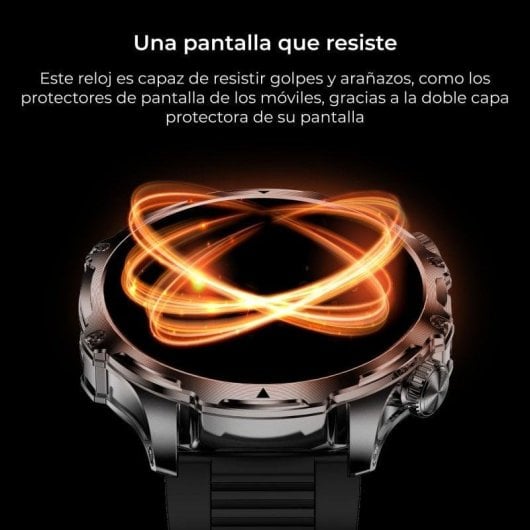 Ksix Venture Bluetooth 55mm TFT Preto Tamanho Único IP68 SpO2 Pulsómetro Sono