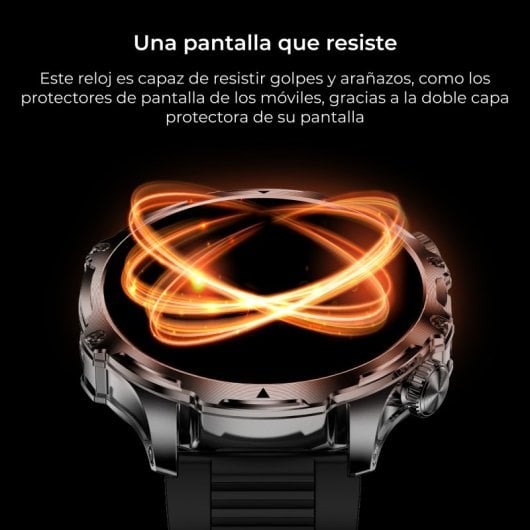 Ksix Venture Smartwatch XXL Schermo TFT 1,85" IP68 Nero