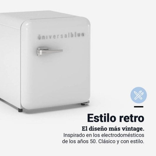 Universal Blue COMO 6032W Minibar Vintage 48L F Blanco
