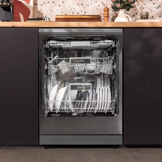 Cecotec Bolero Aguazero 6200 Inox D Lavavajillas Capacidad 14 Cubiertos D Acero Inoxidable