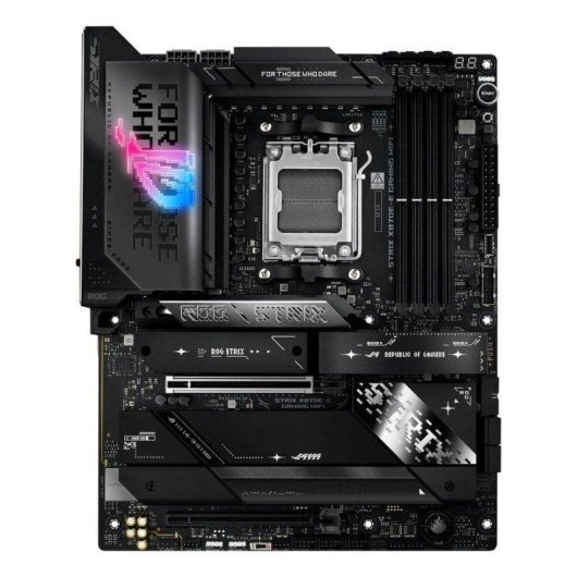 Motherboard ASUS ROG Strix X870E-E Gaming AM5 X870E DDR5 ATX Wi-Fi 7 USB4 Áudio 7.1