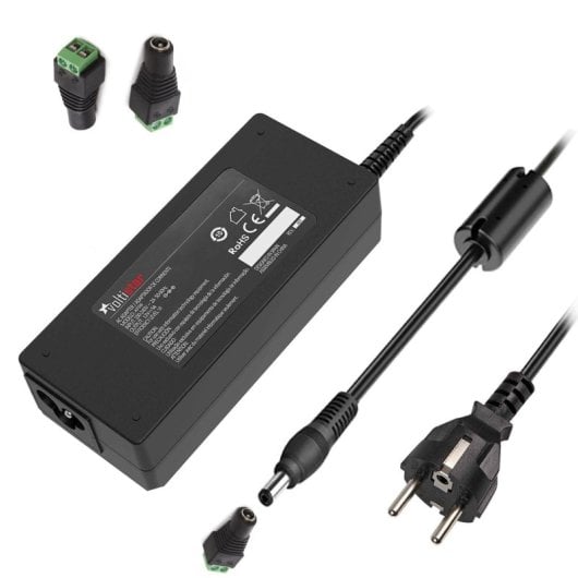 Cargador Para TFT Monitor 12V 5A 60W + Conector Apto Para Tira LED