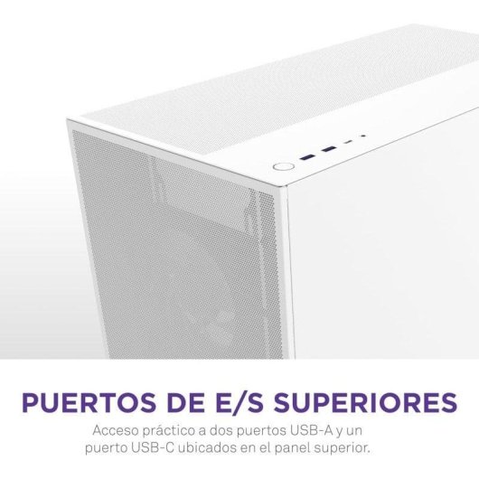 NZXT H7 Flow (2024) Mid-Tower-Gehäuse – komplett weiß