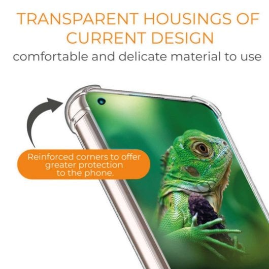 Custodia protettiva Ociodual con angoli rinforzati in TPU per Google Pixel 7a Trasparente