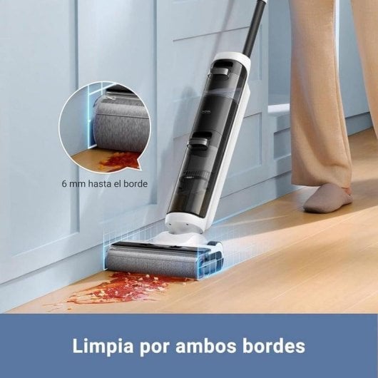 Aspirador lava e aspira sem Fio Mova K20 200W 30min Antiemaranhamento Depósito 600ml