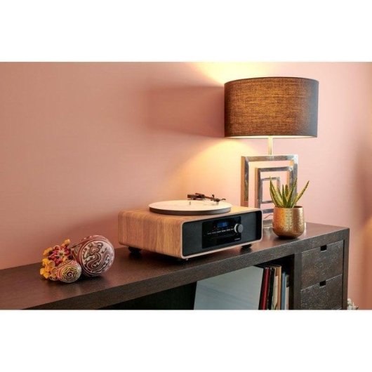 Tocadiscos Thomson MIC300TT 60W Bluetooth Riemenaandrijving CD USB MP3 FM Radio Afstandsbediening