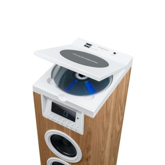 Tour de son Bluetooth Thomson DS121CD avec lecteur CD 60 W Bois