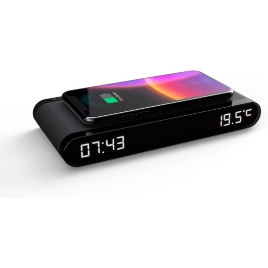 Thomson CT550I Réveil avec affichage numérique + charge par induction 15W noir