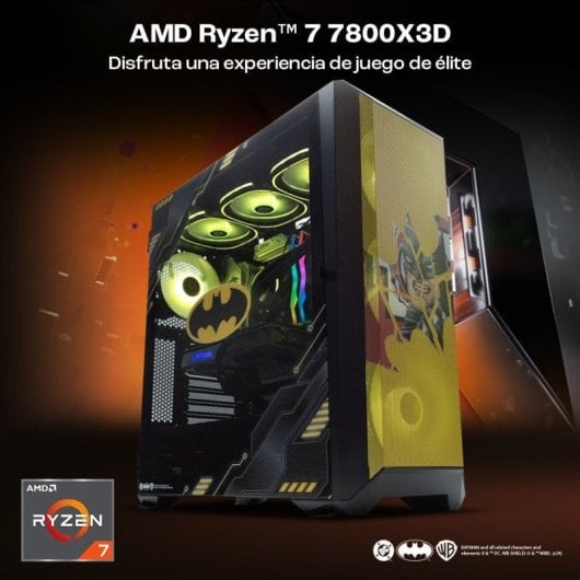 PcCom Imperial AMD Ryzen 7 7800X3D / 32 GB / 2TB SSD / RTX 4070 SUPER + Windows 11 Home - Batman Edition II