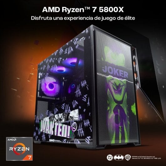 PcCom Ready AMD Ryzen 7 5800X / 32GB / 1TB SSD / RTX 4060 Ti - Joker Edition - Windows 11 Home