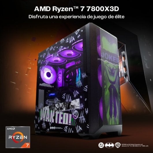 PcCom Imperial AMD Ryzen 7 7800X3D / 32 Go / SSD 2 To / RTX 4070 SUPER - Édition Joker