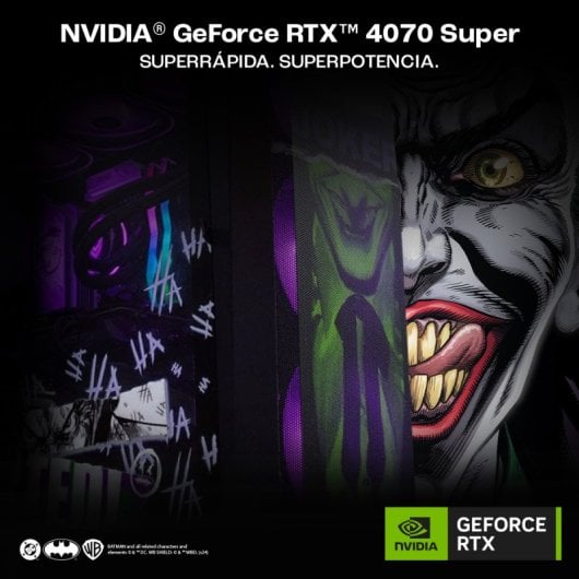 PcCom Imperial AMD Ryzen 7 7800X3D / 32 Go / SSD 2 To / RTX 4070 SUPER - Édition Joker