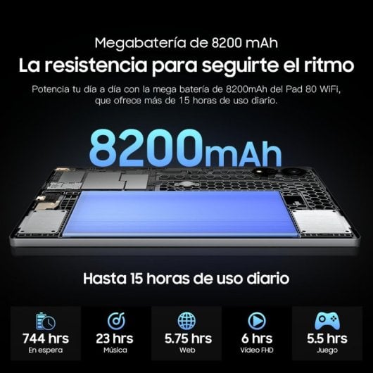 Oscal Pad 80 10.5" 6GB/256GB WiFi Cinzento