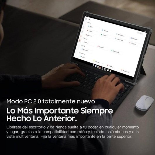 Tablet OSCAL Pad 80 WiFi 10,5" 18GB 256GB Gris