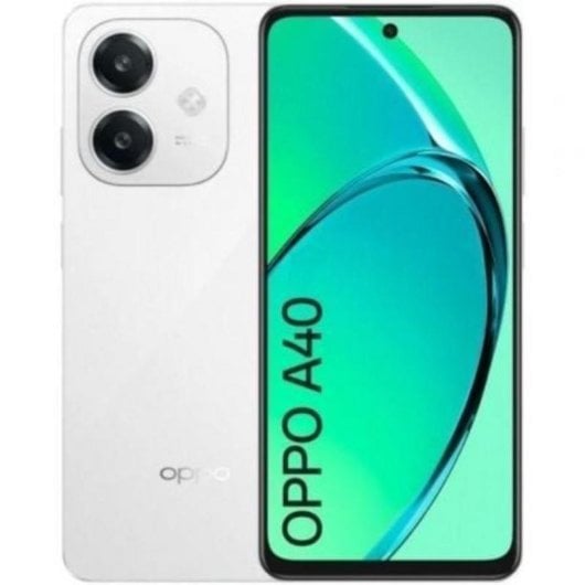 Oppo A40 6GB 128GB 6.67" LCD 4G Dual SIM NFC IP54 SuperVOOC 45W Android 14 Weiß