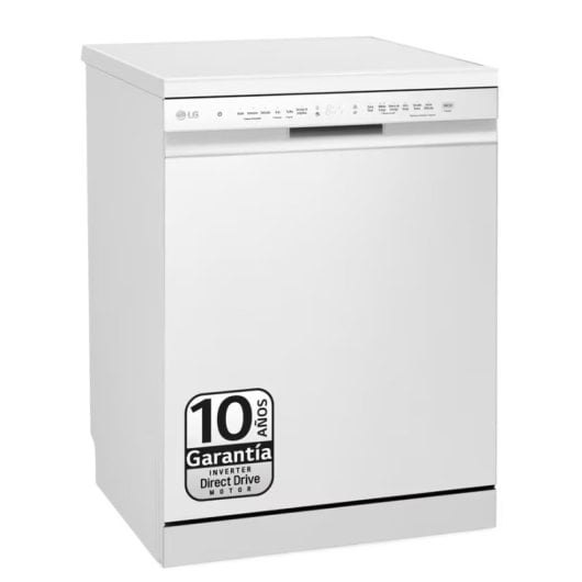 LG QuadWashTM DF243FW.ABWQEES Lavavajillas Capacidad 14 Cubiertos D Blanco