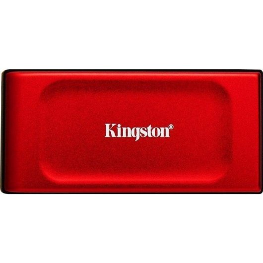 Disco Duro Kingston XS1000 2TB SSD Externo USB 3.2 Gen 2 Rojo 1050 MB/s