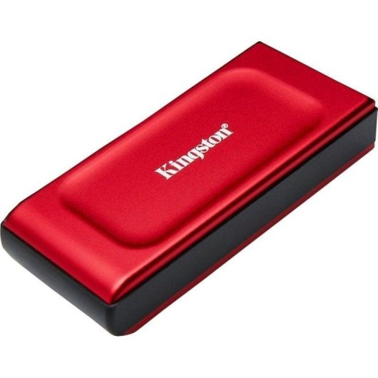 Disco Duro Kingston XS1000 2TB SSD Externo USB 3.2 Gen 2 Rojo 1050 MB/s