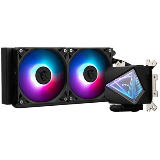 MSI MAG CORELIQUID I240 système de refroidissement d’ordinateur Boitier PC Refroidisseur de liquide tout-en-un 12 cm Noir 1 pièce(s)