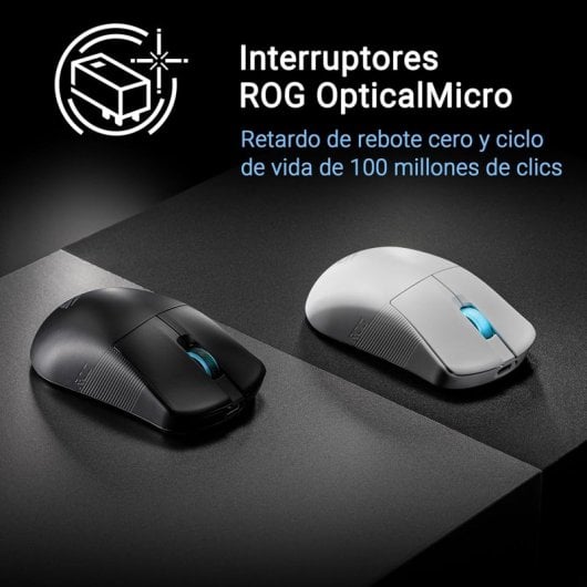 ASUS ROG Harpe Ace Mini Mouse da gioco Ambidestro RF Wireless + Bluetooth + USB Type-C Ottico 42000 DPI
