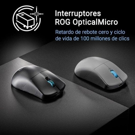 Rato Asus ROG Harpe Ace Mini Wireless Bluetooth USB-C 42000DPI Preto Iluminado