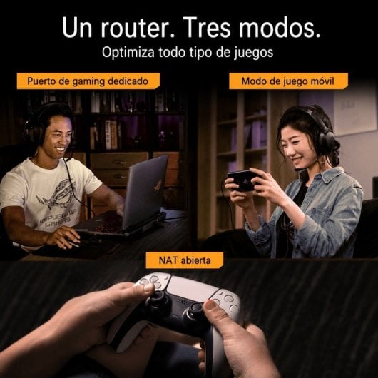 ASUS TUF-BE3600 Router WiFi 7 Gigabit Ethernet Dual Band Preto