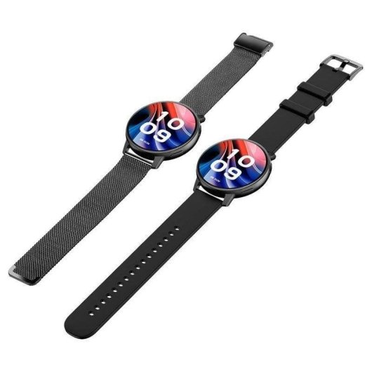 SPC Smartee Duo Classic Bluetooth 44,5mm Noir Taille Unique IP68 SpO2 Cardiofréquencemètre