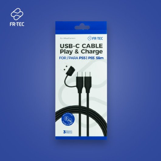 Câble de lecture et de chargement USB-C FR-TEC PS5 3 m