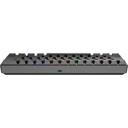 Lipa X23 Teclado Mecánico Gaming RGB de 61 Teclas Switch Marrón Conectividad Dual Negro Qwerty
