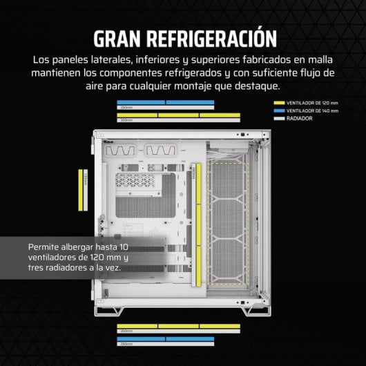 Corsair 6500X Mid-Tower ATX Dual Tempered Glass USB-C Weiß/Aluminium