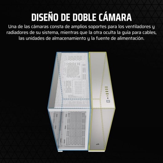 Corsair 6500X Mid-Tower ATX Dual Tempered Glass USB-C Weiß/Aluminium