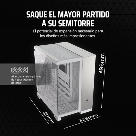 Corsair 6500X Mid-Tower ATX Dual Tempered Glass USB-C Weiß/Aluminium