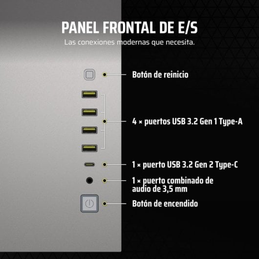 Corsair 6500X Mid-Tower ATX Dual Tempered Glass USB-C Weiß/Aluminium