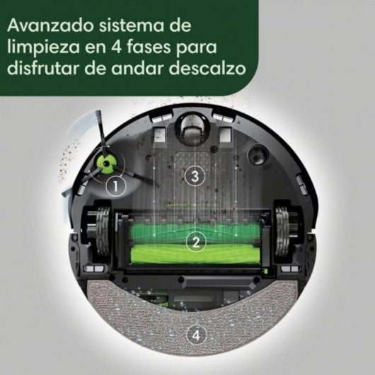 Aspirateurs Robots et Laveur iRobot Roomba Combo 10 Max avec station de vidage automatique et navigation caméra, 5.000 Pa