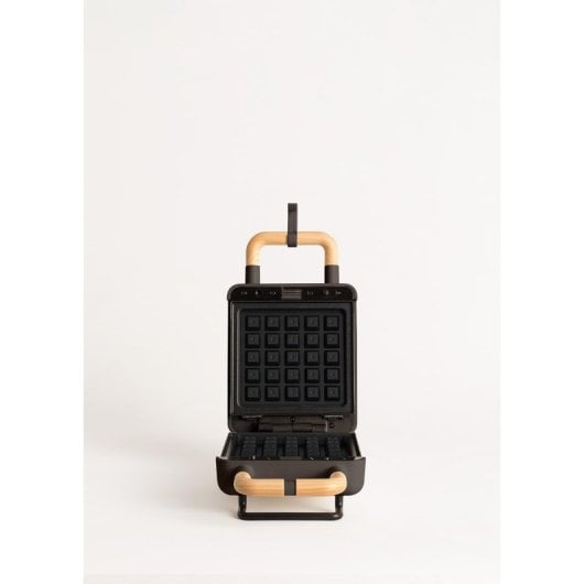 Create Stone Studio Sandwichera Grill Y Gofrera Intercambiable Individual 600W Negro