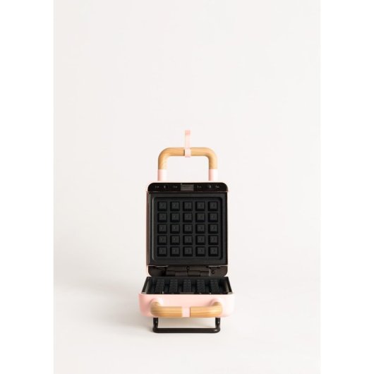 Create Stone Studio Sandwichera Grill Y Gofrera Intercambiable Individual 600W Rosa Pastel