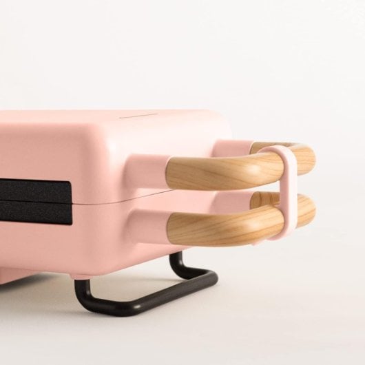 Create Stone Studio Sandwichera Grill Y Gofrera Intercambiable Individual 600W Rosa Pastel