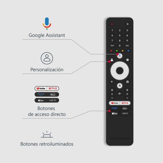 Thomson 43QG7C14 43'' QLED Pro UltraHD 4K 144Hz Google TV